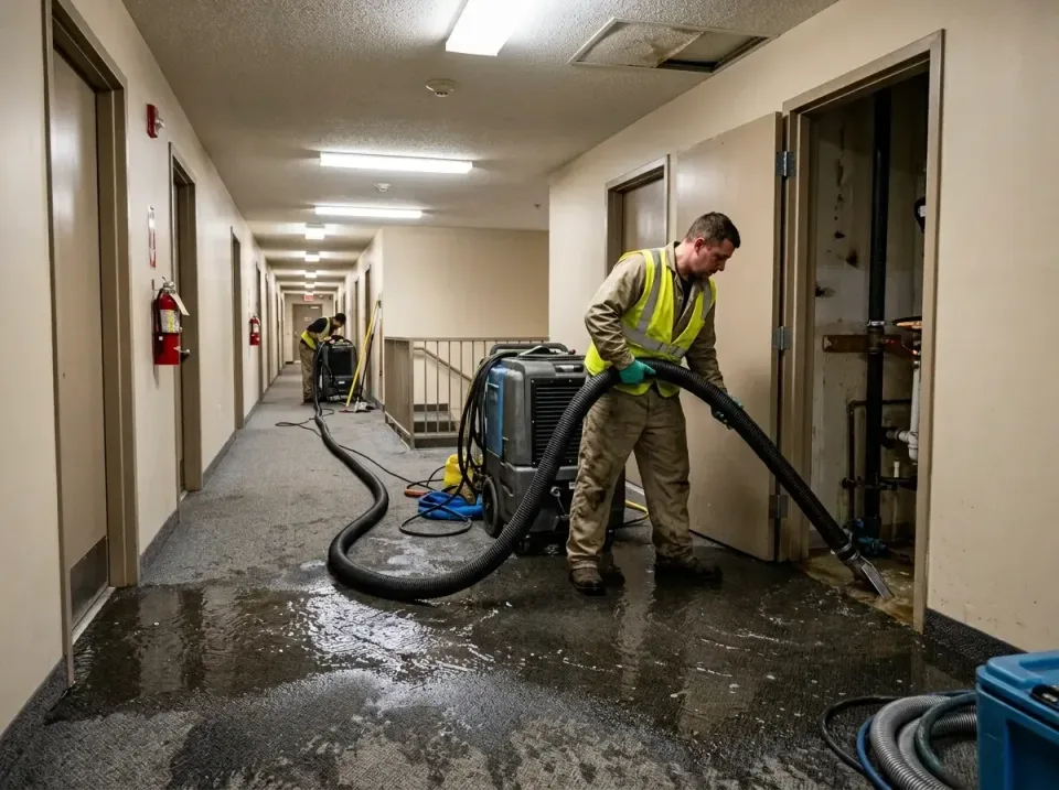 multi-unit-apartment-hallway-f-005 — frequently asked questions, Emergency Burst Pipe Water Extraction & Removal in Port Ang…